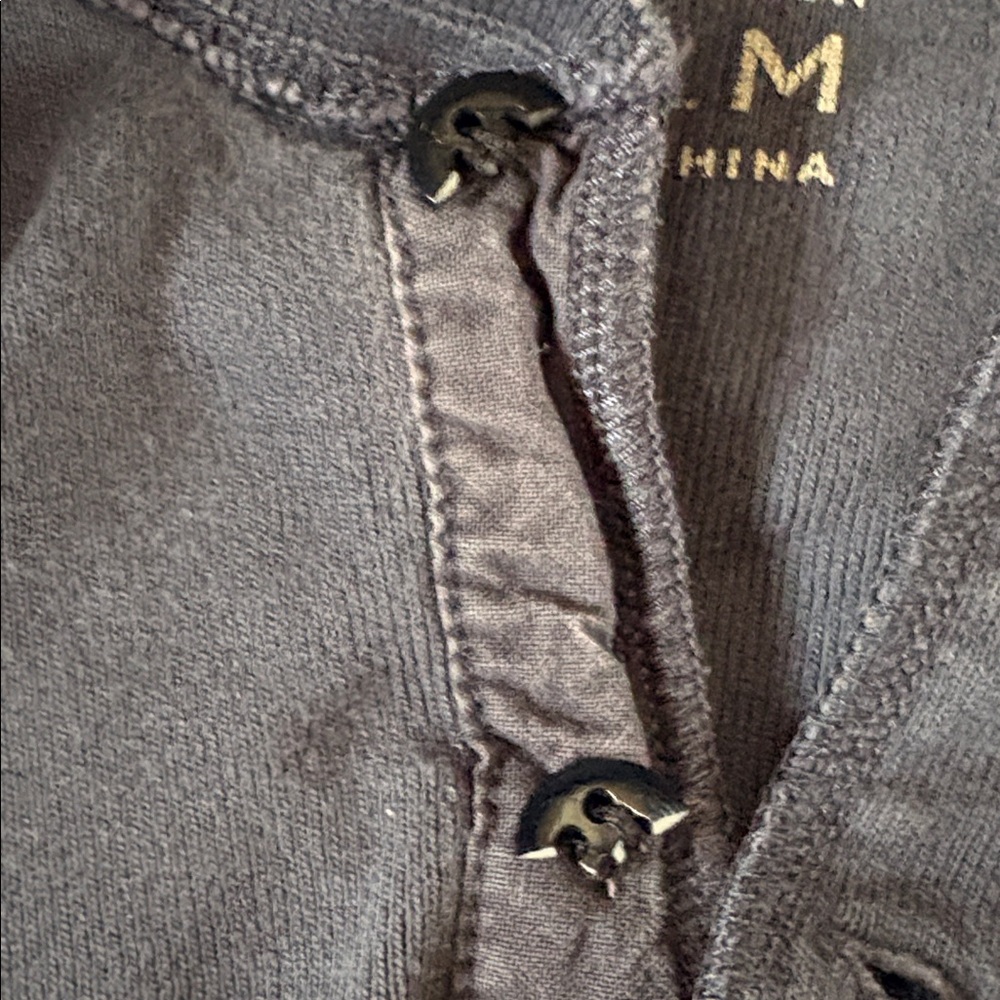 J.Crew Henley - Gray Long Sleeve Henley Shirt - Picture 5 of 5